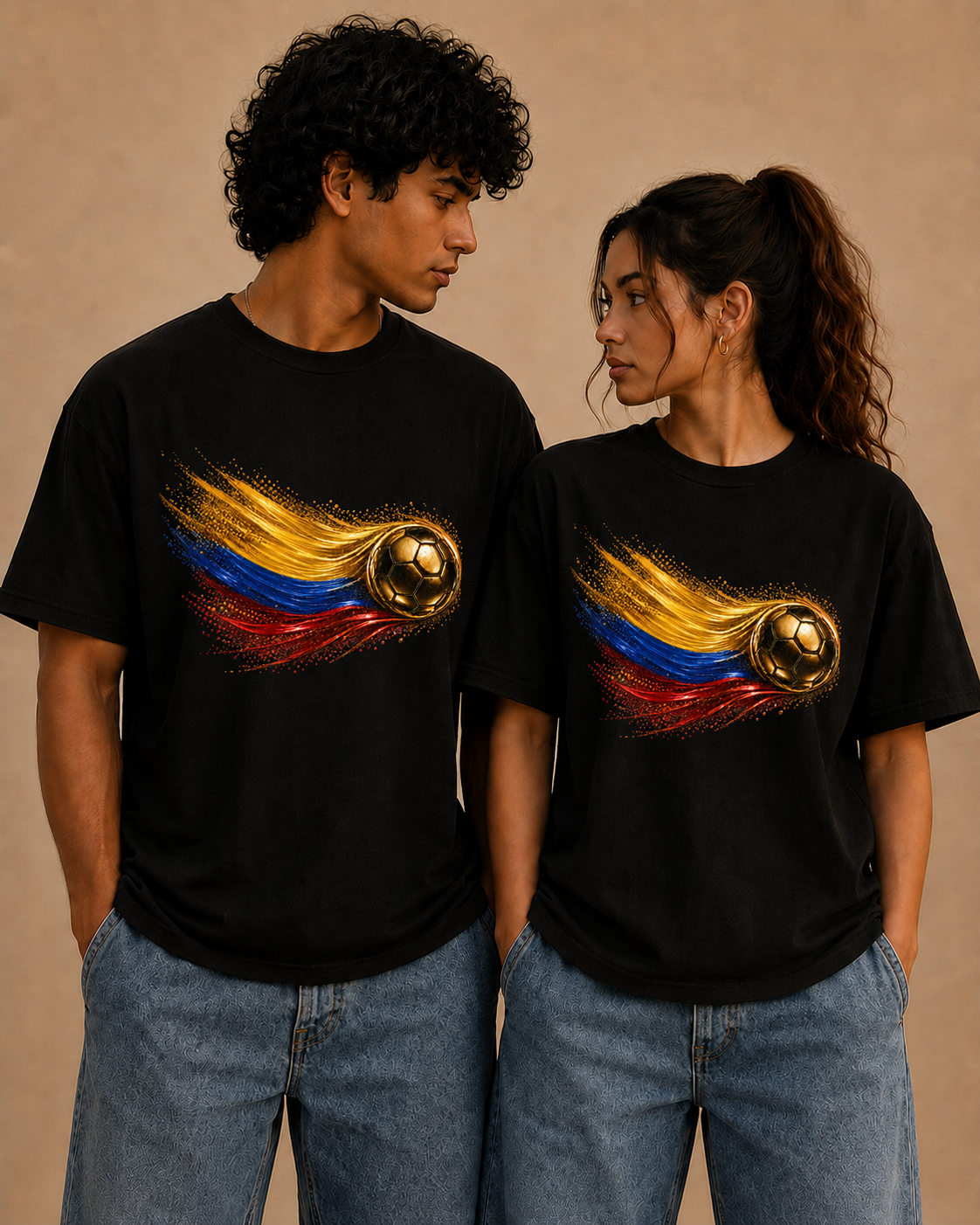 Colombia Flag Tee | Bandera de Colombia | Front Design