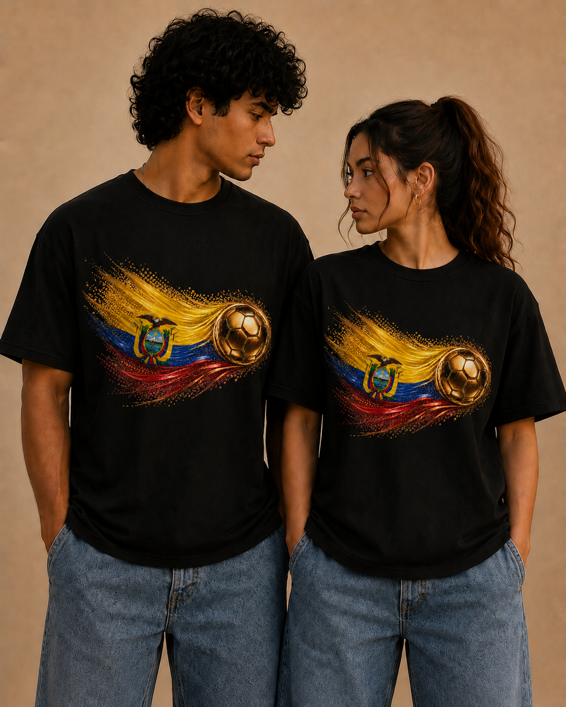 Ecuador Flag Tee | Bandera de Ecuador | Front Design