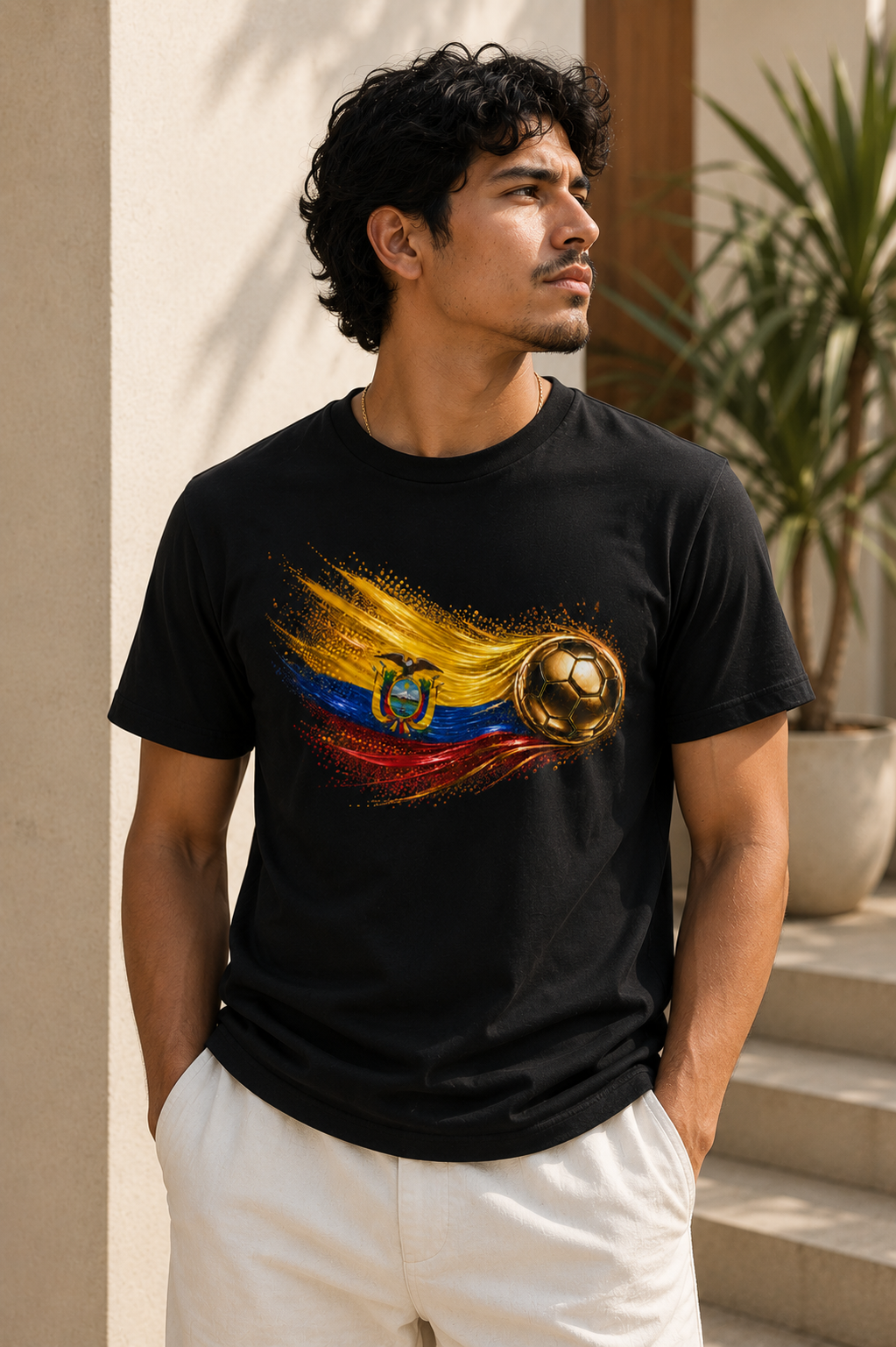 Ecuador Flag Tee | Bandera de Ecuador | Front Design