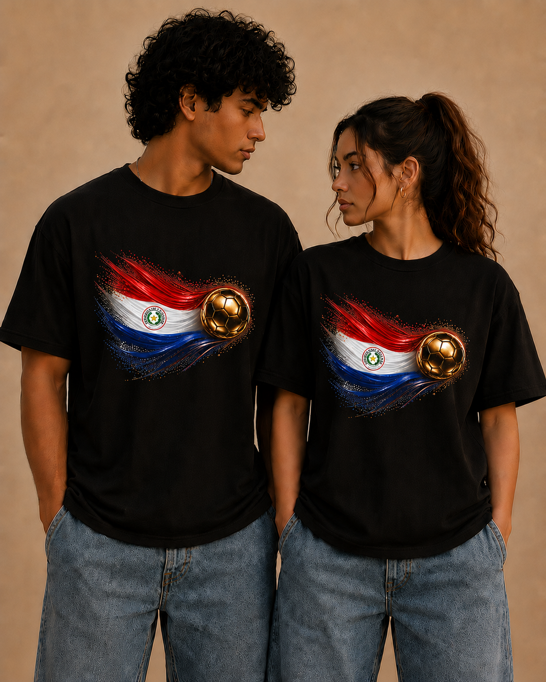 Paraguay Flag Tee | Bandera de Paraguay | Front Design