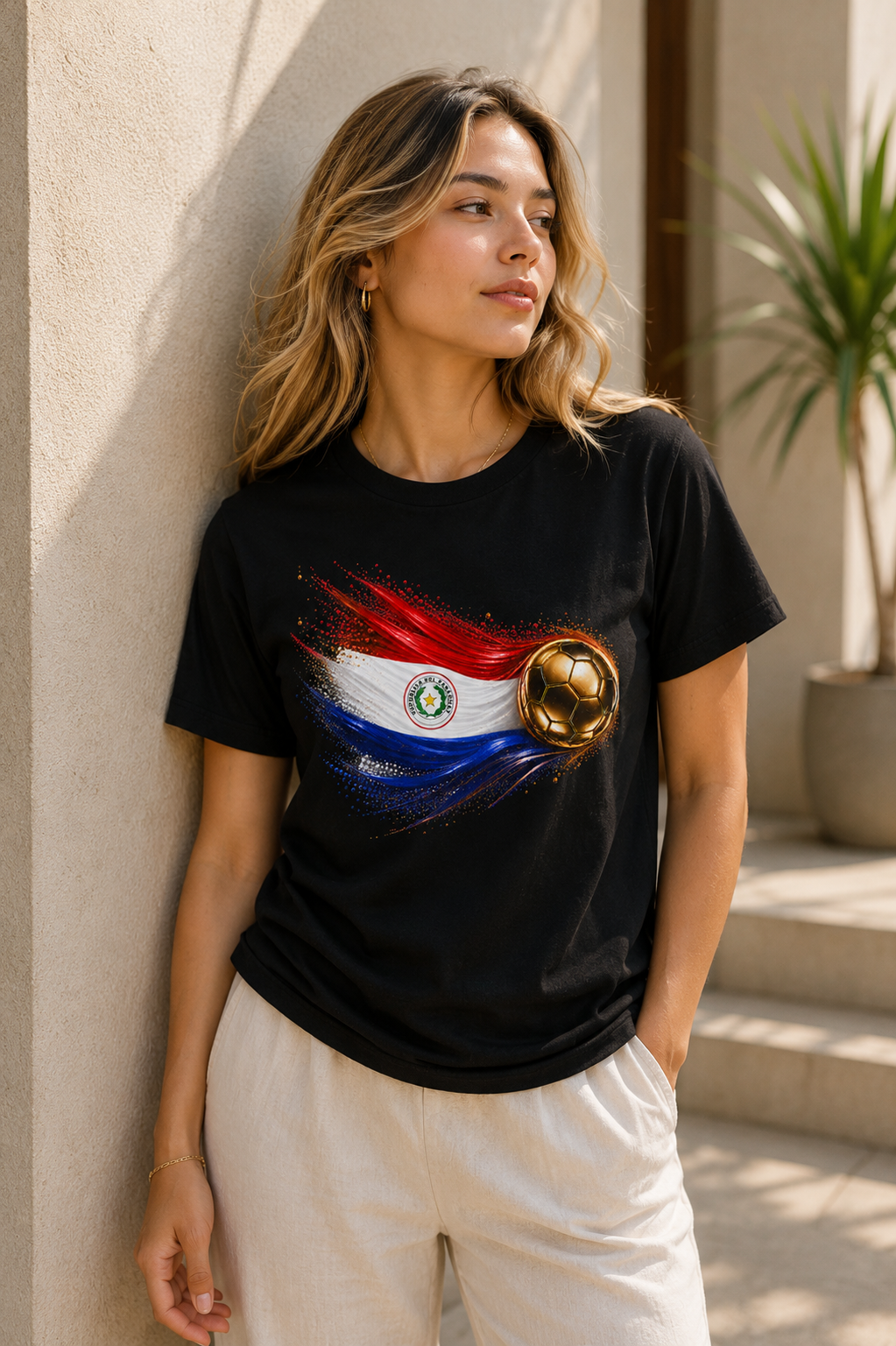 Paraguay Flag Tee | Bandera de Paraguay | Front Design