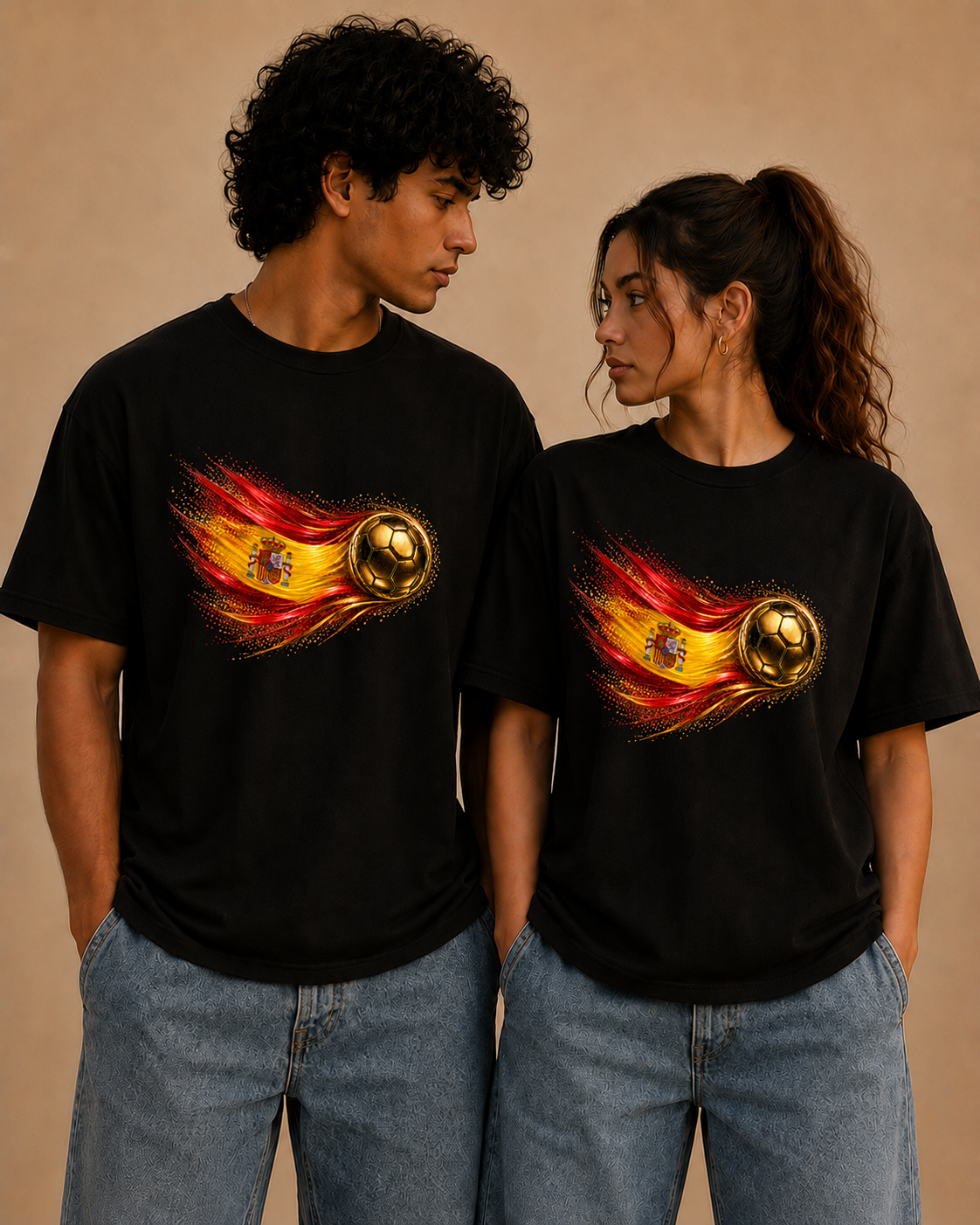 Spain Flag Tee | Bandera de España | Front Design