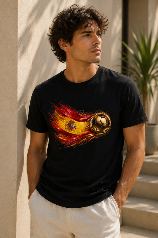 Spain Flag Tee | Bandera de España | Front Design